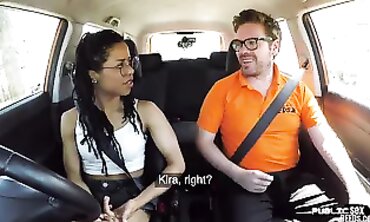 Publicly Railed Black Girl Fucked by Tutor on Car Hood in Broad Daylight