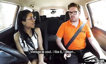 Publicly Railed Black Girl Fucked by Tutor on Car Hood in Broad Daylight
