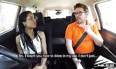Publicly Railed Black Girl Fucked by Tutor on Car Hood in Broad Daylight