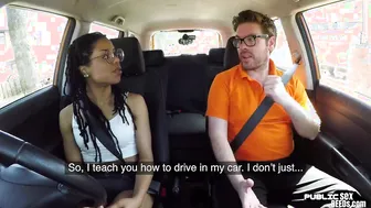 Publicly Railed Black Girl Fucked by Tutor on Car Hood in Broad Daylight