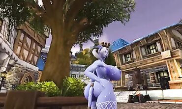 Whores Craft - Sexy Cosplay Role Play Scene with Hot Blonde Babe & Hunk