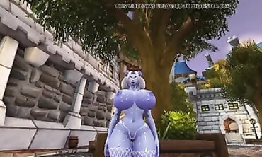 Whores Craft - Sexy Cosplay Role Play Scene with Hot Blonde Babe & Hunk