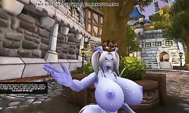 Whores Craft - Sexy Cosplay Role Play Scene with Hot Blonde Babe & Hunk