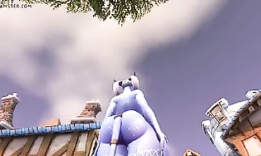 Whores Craft - Sexy Cosplay Role Play Scene with Hot Blonde Babe & Hunk