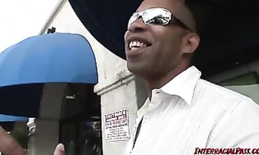 Black Dick Hunter - White Girl Gets Her First Big Black Cock And Rails On It