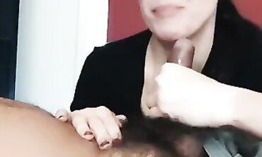 Mom's Hot Lesson - Blow Job & Fucking Tutorial For Son