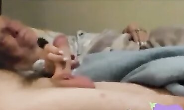 Grandma's Sweetheart - Old Lady Granny Rides barely legal Guy Hardcore