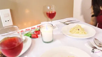 Valentine's Couple Enjoy Intimate Moments Together - Romantic Sex with Passionate Kissing