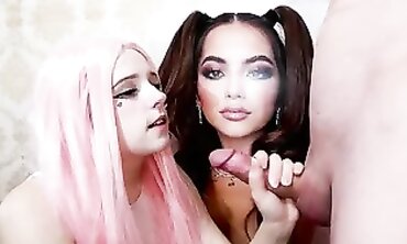 Isabel Montero's Passionate Blowjob Session With Big Dick POV