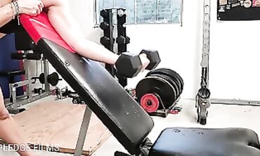 Fitness Milf - Curvy MILF Shows Off Her Perfect Body While Exercising