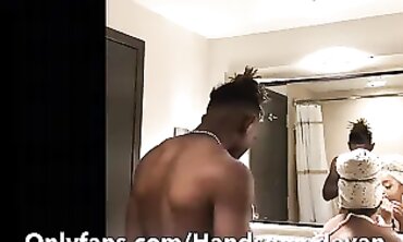 Hot & Horny Asian Teen Facesitting Blowjob in Restroom - Devin Lee