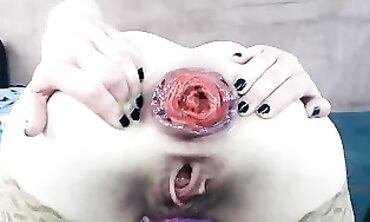 Ass-Fucked Teen Babe with Big Butt Gives Anal Threesome to Two Guys