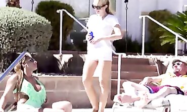 Richelle-ryan's Hot Summer Affair - POV Blowjob & Hardcore Sex by the pool