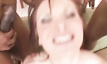 Big-Tits Sluts Share Big Black Dick in Orgy" or "BBW Threesome with Huge Facial Finish by Katja Kassein & Friends!