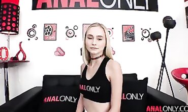 Anal Invasion Tryouts - Teen Newbie Gets Her Ass Fucked By Older Guy