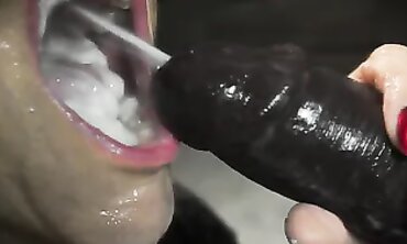 Thrilling Blowjob Adventure with Huge Loads on Hot Brunette's Face