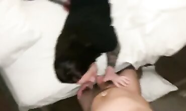 Vegas Vixen Gives Blowjob to Stranger in Erotic Artistic Manner