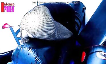 Intense Milf Fucks Her Punching Bag With Passion - Mature Cougar Sex