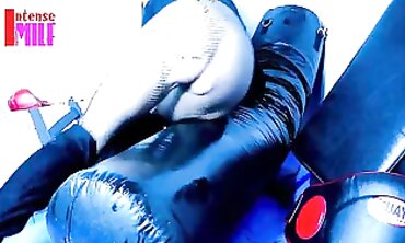 Intense Milf Fucks Her Punching Bag With Passion - Mature Cougar Sex