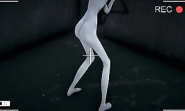 3D Animated Horror - Bizarre Creature Breaks Out Of Scientific Research Facility