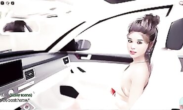 Grand Theft Auto V" - Sexy Cosplayer Plays GTA Online Role-Playing with Customized Character & Outfit in HD