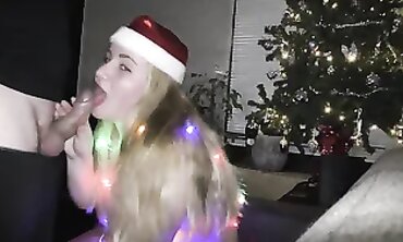 Christmas Elf Cosplay Party Girl Gets Fucked Hard By Santa Claus