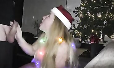 Christmas Elf Cosplay Party Girl Gets Fucked Hard By Santa Claus