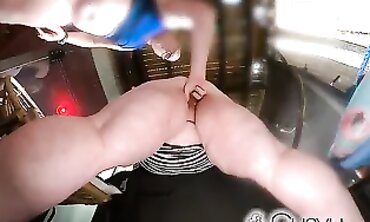 Plus Size Stepbrother's Champagne Shower With Big Boobs Sister