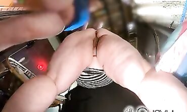 Plus Size Stepbrother's Champagne Shower With Big Boobs Sister