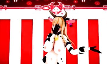 MMD Sexy Dancer in Leotard Shows Off Her Best Dance Movements