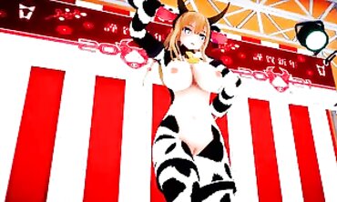 MMD Sexy Dancer in Leotard Shows Off Her Best Dance Movements