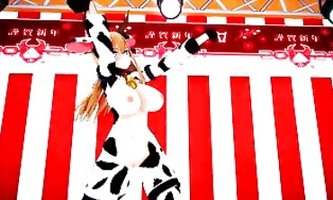MMD Sexy Dancer in Leotard Shows Off Her Best Dance Movements