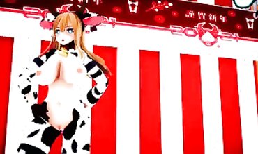 MMD Sexy Dancer in Leotard Shows Off Her Best Dance Movements