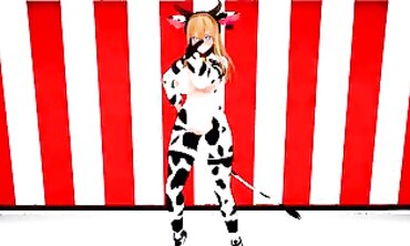 MMD Sexy Dancer in Leotard Shows Off Her Best Dance Movements