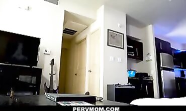 Perv Mom's Milfy Loves Big Dick! Mother-In Law Fucks Her StepSon In POV