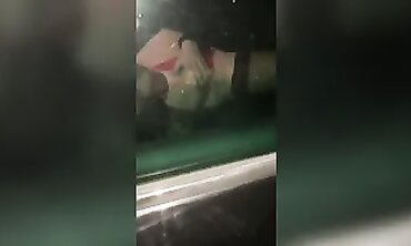 Spectacular sensuous on the parking for Dogging