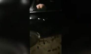 Spectacular sensuous on the parking for Dogging
