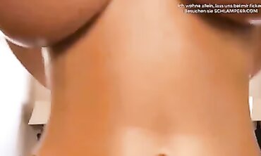 Austrian Girl Shows Off Her Natural Breasts in Close-Up