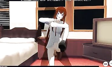 3D Anime Steampunk Adventure - Virtual Reality Sex with Kurisu Makase from STEINS;Gate