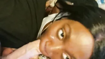 Two African Babes Share A Long White Dick In This Ebony Threesome