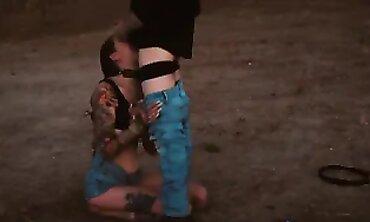Tall & Curvy Blonde Bomb Shell - Public Masturbation in Nature