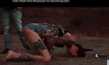 Tall & Curvy Blonde Bomb Shell - Public Masturbation in Nature