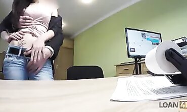 Hot MILF Seduces Loan Officer With Piercings And Anal Sex