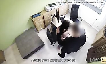 Hot MILF Seduces Loan Officer With Piercings And Anal Sex