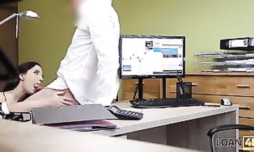 Hot MILF Seduces Loan Officer With Piercings And Anal Sex