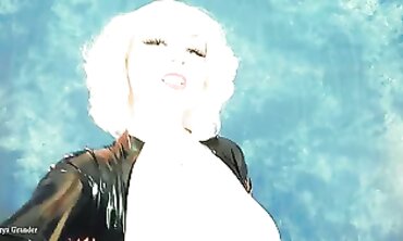 Bondaged Babe's Vinyl-Clad Ass Gets Dominated by Her Master - Chastity Videos