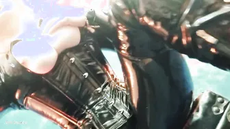 Bondaged Babe's Vinyl-Clad Ass Gets Dominated by Her Master - Chastity Videos