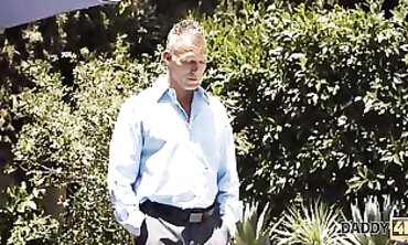 Dominating Outdoor Sex Adventure with Daddy's Dominant Son in Law
