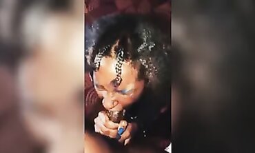 Dark Hue Dolls - Compilation of Deepthroat Blowjobs