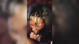 Dark Hue Dolls - Compilation of Deepthroat Blowjobs